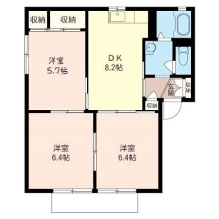 ロワジールの物件間取画像